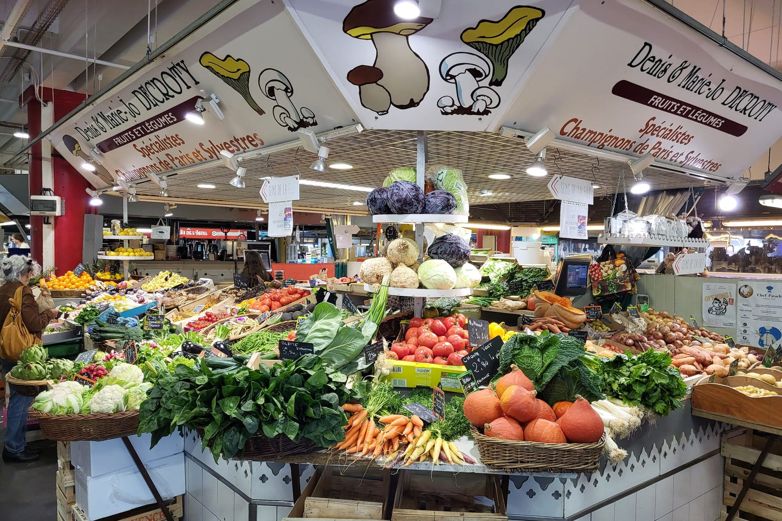 Marché des Capucins à Bordeaux