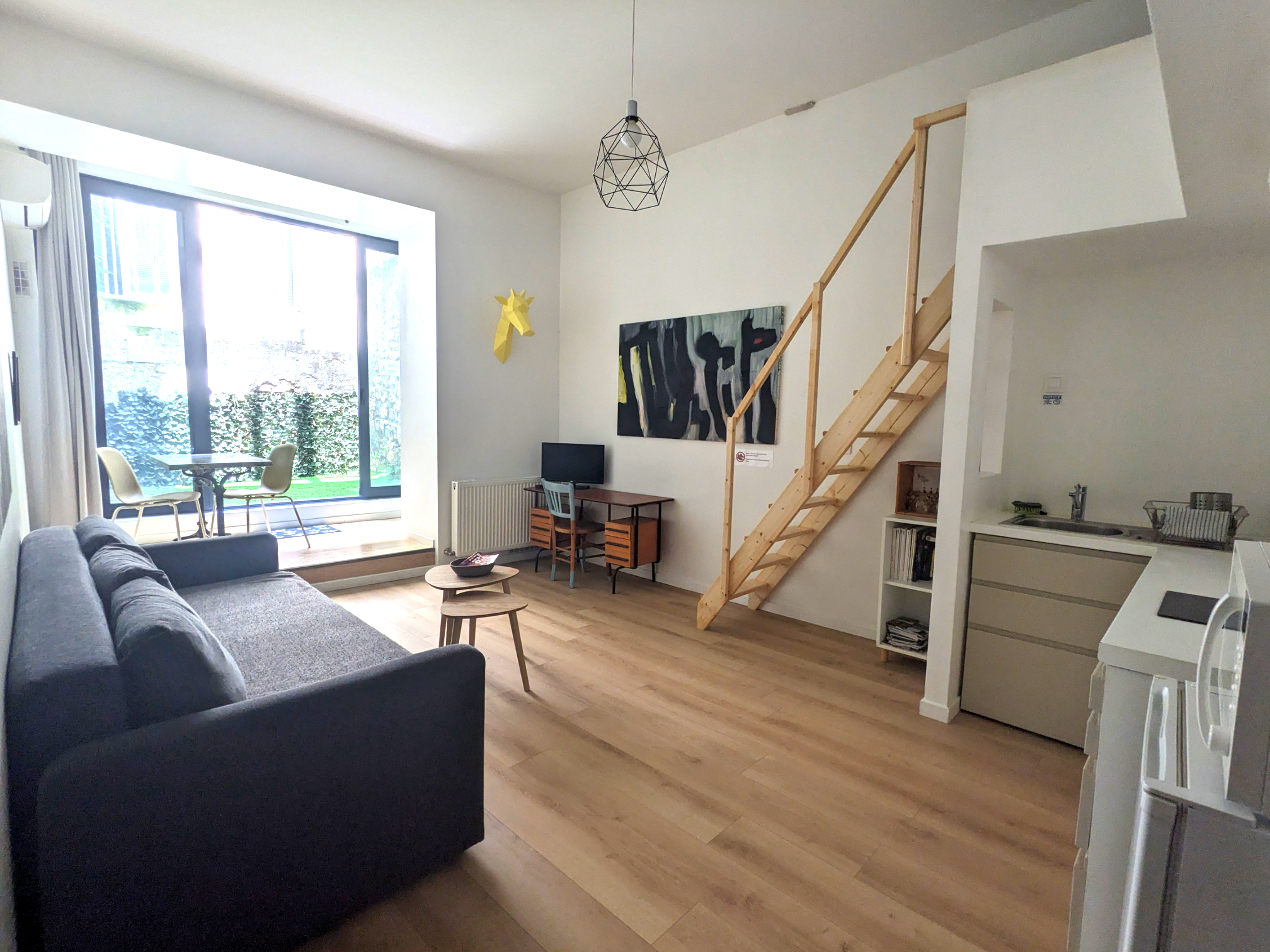 Studio Blanc — vue intérieure